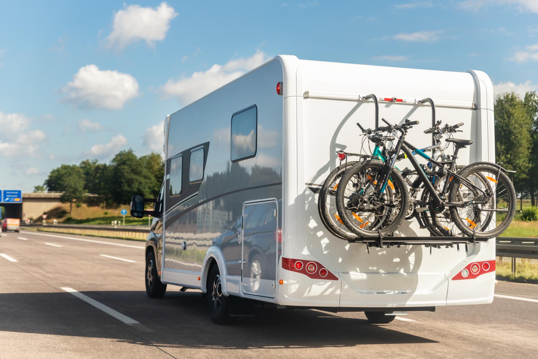 Camper e bicicletta