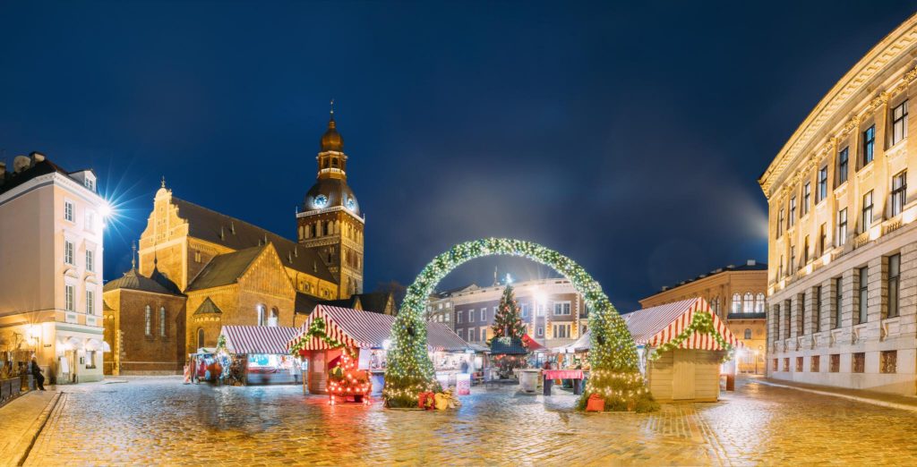 albero di Natale a Riga